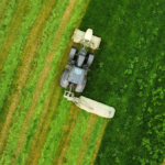 Aerial-View Quality Lawn Mowing | Precision Mowing for Large Sites